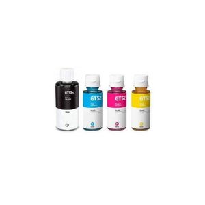 Refillable Ink For Smart Tank 615,519,419, 515, E.t.c GT53xl Black And Gt52 (C, Y, M)