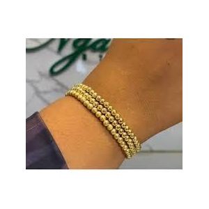 Non Tarnish 3 in 1 Beaded Bracelet