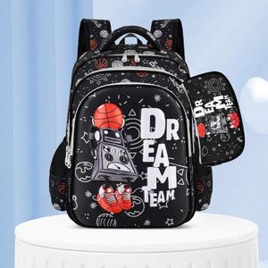 Boys And Girls 3D Robot And Basketball Design School Bag 