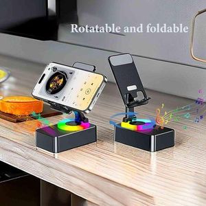 3 In 1 Bluetooth Audio, PowerBank Bracket Phone Holder HiFi Speaker Mount Tablet