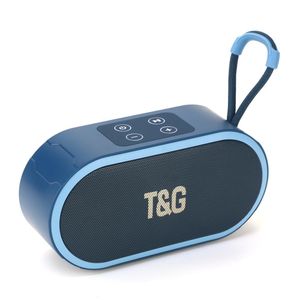T&G TG689 Bluetooth Speaker Outdoor Portable Card Subwoofer Small Sound Wireless Speaker BLUE