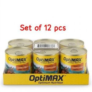 OptiMAX Optimum Nutrition Chunks with Chicken & Turkey Dinner in Gravy Complete & Balanced Cat Food.