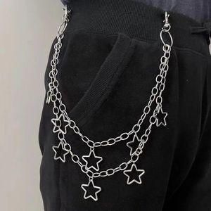Unisex vintage Jean chain Belt for Men and Women + Free Stud Earring  