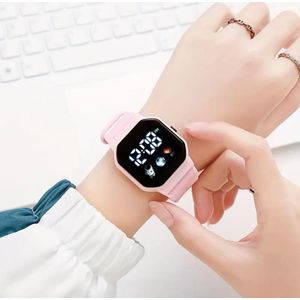 Tech Inspired Smart Digital Watch- Pink