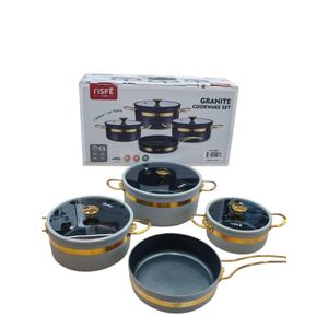 Quality 4-Piece Granite Non-Stick Cookware Set – Premium & Durable