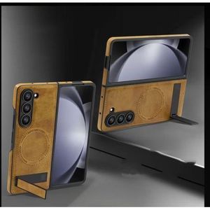 Pouch Samsung Galaxy Z Fold 6 leather phone case with magsafe