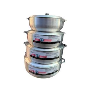 The gigantic 40,42,48,50cm  4set polished pot  for your large and medium cooking