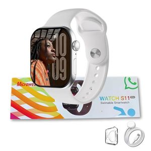 Microwear Watch s11 Pro Swimable Smart Watch HD Amoled screen display BT Call Compass Chatgpt Amoled ai voice assistant Reply WhatsAp voice chat fitness health tracker