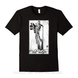 The Hermit Designed Polo T Shirt - Black