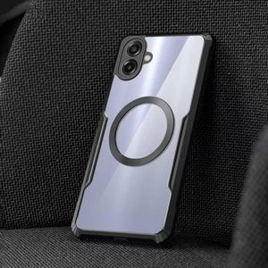 Samsung A07 Transparent Magnetic Case Cover Pouch 