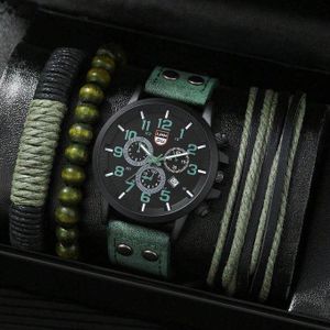 4-piece Men's Watch And Bracelet Set, Watch Series, Perfectly Paired