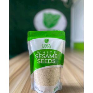 FOWA FOODS 100% Natural Raw White Sesame Seed