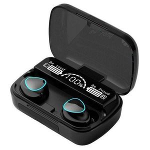 M10 TWS Wireless Earbuds Bluetooth 5.3 Headphones with 3500mAh Charging Case – Waterproof In-Ear Stereo Earphones with Deep Bass, Smart Touch Control, LED Power Display, Built-in Mic Power Bank for iOS & Android