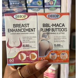 Sk Breast enhancement compisite & Bbl-maca plumb buttocks capsules  2packs