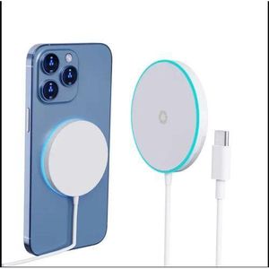 Ultra Fast Magnetic Wireless Charger, USB Powered, with USB Connector, for iPhone, Samsung, Huawei, Xiaomi ( if your phone supports wireless charging ) & AirPods 3/2/Pro
