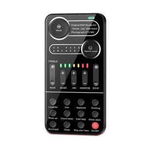Voice Changer External Live Sound Card Set +9 Sound Effects
