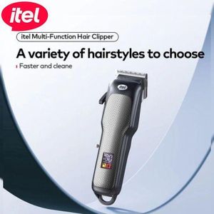 itel Classic 4 Clipper Smart Digital Dispaly Professional Cordless Smart Hair-Clipper IHC-36 + Barber Cape