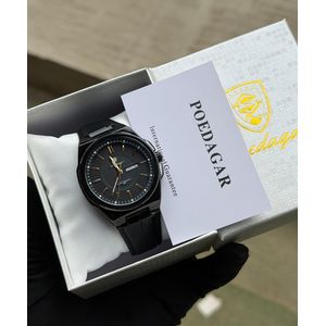 POEDAGAR High Quality And Sophisticated Men Leather Wristwatch. 