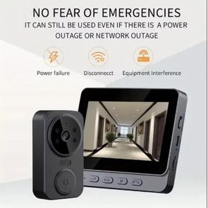 Wireless Video Doorbell with Monitor