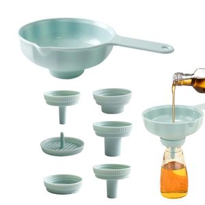 7-in-1 Multi-Purpose Kitchen Funnel Set for Oil, Water & Spices