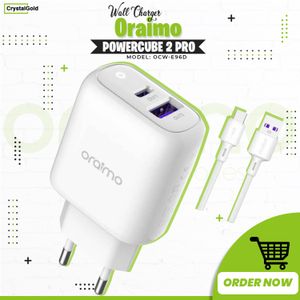 oraimo PowerCube 2 Pro Type Europe Chargeur rapide intelligent