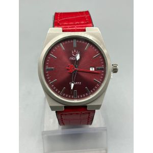 Niice Men’s Wristwatch – Red Dial, 