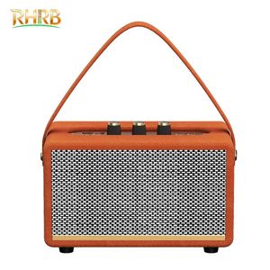 Orange-Duel 2.5-inch Retro Speaker Portable Bluetooth Speaker