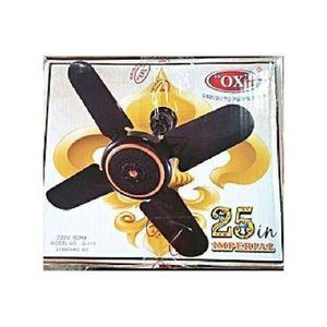Ox  Short Blade 25 Inches Ceiling Fan
