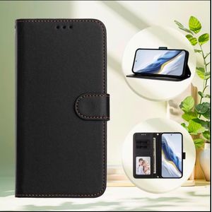 Tecno Camon 50  Open & Close  Phone Case & Pouch RICH BOSS - High-Quality Artificial Leather Case Designed, Featuring RFID Blocking, a Card Slot, a Kickstand, And Strong Magnetic Closure, Providing Shockproof & Camera Protection ( BLACK )