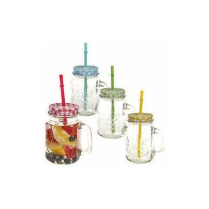 Mason Jar Mugs Milk Tea Cup Classic ( 4 Items )