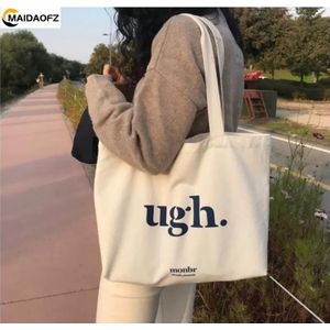 MAIDAOFZ Women Top-Handle Bag Purse Tote Bag Large Capacity Canvas Shoulder Handbags