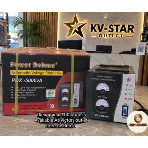 5000VA Heavy-Duty Automatic Voltage Stabilizer – Reliable Voltage Regulation for Air Conditioner, Freezer, Refrigerator & TV