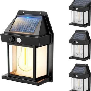 Solar Waterproof Motion Sense Single Bulb Lamp