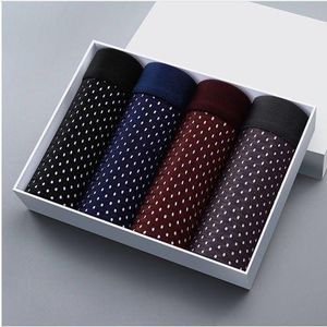 pcs/lot Men's 4pics Boxer Panties Breathable Underwear