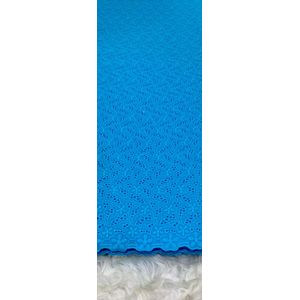 High Quality Original Swiss Dry Lace - Turquoise Blue