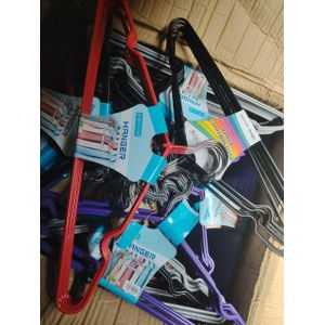 10-Piece Heavy Duty Plastic Clothes Hangers – Non-Slip Wardrobe Hangers 