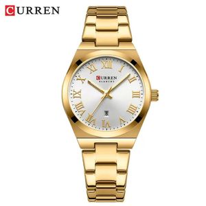 Curren Women's Designer Stainless Steel Chain Chronograph Watch Waterproof Quartz Legend Edition