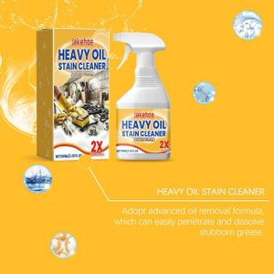 Kitchen Heavy Oil Cleaner - Heavy Duty Degreaser Cleaner Spray for Stubborn Oil Stains for Kitchen Surfaces All Purpose Cleaning-2X CLEANLINESS 
