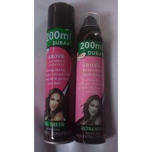 Above Oil Sheen Hair Spray + Hair Holding Mousse 200ml