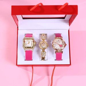 3in1 Female Wristwatch Gift Set For HER Birthday Wedding Corporate Fully Boxed Gift Set