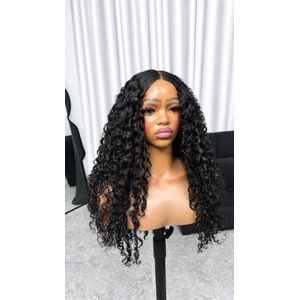 Super soft pixie curl with original 4 by 4 closure
