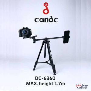  Candc DC-6360 is a professional-grade, multi-functional camera and smartphone tripod 