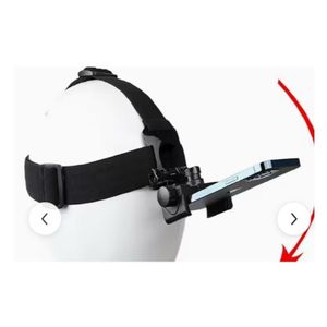 Holder, With REMOTE CONTROL Head Strap for Filming Video, Adjustable Cell Phone Clip Holder Selfie Fixation Bracket Fit
