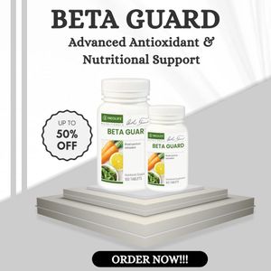 Healthy me Beta Guard 100 Tablets – Antioxidant Supplement with Vitamins C & E, Beta-Carotene, Zinc & Selenium