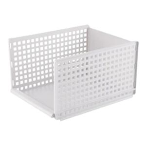 Organizer Stackable Storage Shelves Design Multifunctional Closet Shoes  Toys Bedroom Living Room 42.5X33X25cm