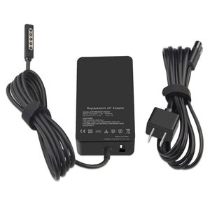 Microsoft magnetic surface Charger Adapter 12V 3.6A Compatible with Surface RT Surface Pro 1 Pro 2 and Surface 2 Tablet + Inbuilt 5V USB Charging Port
