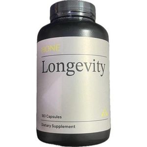 HONE longevity 180 Capsules Urolithin-A,Nicotinamide riboside chloride,Quercetin dihydrate,Spermidine HCl more