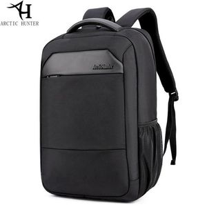 Arctic Hunter Laptop Backpack,Anti Theft Bag With USB Charging Port For Men & Women, Smart Bag, Water Resistant Backpack School Bag, Large Capacity Business Backpack  Fits UNDER 16cm Laptop & Notebook B47 - Black