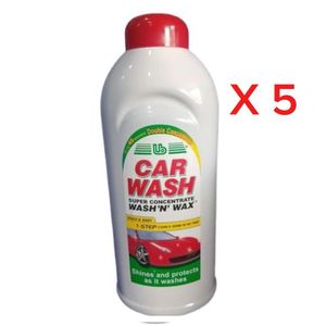 Lb 1lt Car Wash & Wax Liquid Soap: Shines 