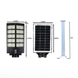 Led Very Rugged IP67 Outdoor Waterproof Solar Street Light 1500W with 20 Eyes